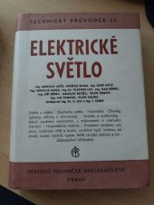 kniha Elektrotechnika VI Elektrické světlo, Vědecko-technické nakladatelství 1950