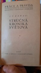 kniha Stručná kronika světová, Perout 1920