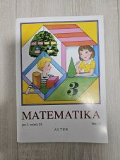 kniha Matematika pro 3. ročník základních škol, Alter 2007