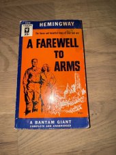 kniha A farewell to arms, Bantam Books 1949