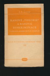 kniha Rasové theorie a rasová diskriminace v anglo-amerických zemích, Orbis 1950