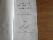 kniha Kapesní historická příručka, Československý Červený kříž 1933