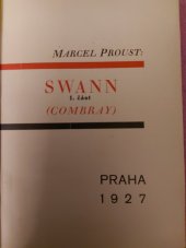 kniha Hledání ztraceného času Sv. 1 - Swann - část 1, Jan Fromek 1927