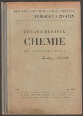 kniha Chemie pro měšťanské školy, R. Promberger 1948