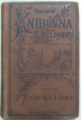 kniha Chvíle lásky [novelly], J. Otto 1908