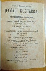 kniha Magdaleny Dobromily Rettigové Domácí kuchařka ..., Pospíšil 1914