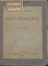 kniha Noví vesničané román veršem, Jaroslav Pospíšil 1895