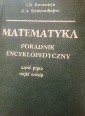 kniha Matematyka Poradnik encyklopedyczny, Warszawa 1988