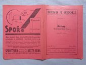 kniha Křtiny - poutní místo u Brna Brno a okolí svazek 11, František Fürst 1934