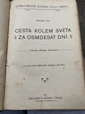 kniha Cesta kolem světa za osmdesát dní, B. Kočí 1907