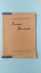 kniha Tajemství Jeho zázraků, J. Kuta 1931