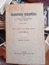 kniha Logika, Česká akademie věd a umění 1926