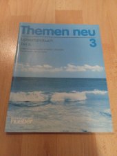 kniha Themen neu 3 Leherhandbuch Teil A, Hueber 1996