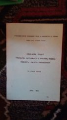 kniha Základní pojetí výzkumu integrace v systému řízení rezortu paliv a energetiky, Výzkumný ústav ekonomiky paliv a energetiky 1973