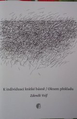 kniha K individuaci krátké básně / Oknem překladu, Protimluv 2021