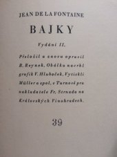 kniha Bajky, F. Strnad 1941