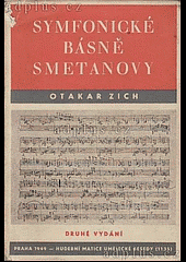 kniha Symfonické básně Smetanovy Hudebně estetický rozbor, Hudební Matice Umělecké Besedy 1949