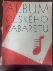 kniha Album českého kabaretu, Mojmír Urbánek 1921