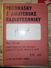 kniha Obvodová technika kmitočtové modulace. Díl 3., Sportpropag 1987