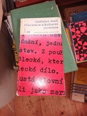 kniha Literatura a kulturní revoluce Projev na celost. konf. Svazu čs. spisovatelů, konané ve dnech 1.-2. března 1959, Československý spisovatel 1959