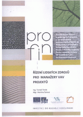 kniha Řízení lidských zdrojů pro manažery VaV projektů, VÚTS 2010