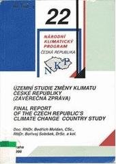 kniha Územní studie změny klimatu České republiky (závěrečná zpráva) = Final report of the Czech Republic's climate change country study, Český hydrometeorologický ústav 1995