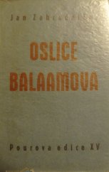 kniha Oslice Balaamova tři články a proslovy, Václav Pour 1940