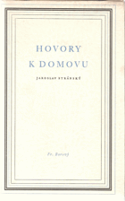 kniha Hovory k domovu, Fr. Borový 1946