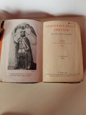 kniha Svatováclavský zpěvník kostelní písně a modlitby, nákladem koleje Redemptoristů u sv. Kajetána 1931