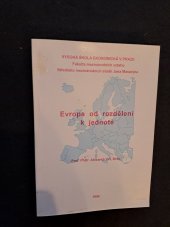 kniha Evropa od rozdělení k jednotě, Vysoká škola ekonomická 1996