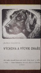 kniha Výchova a výcvik ohaře, Ant. Kiesl 1948