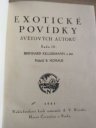 kniha Exotické povídky světových autorů Řada III., A.V. Novák 1941