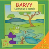 kniha Barvy učíme se s puzzle, Rebo Productions 2004