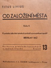 kniha Od založení města. Kniha druhá, I.L. Kober 1938