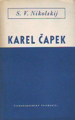 kniha Karel Čapek, Československý spisovatel 1952