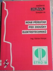 kniha Nová příručka pro zkoušky elektrotechniků, STRO.M 1994