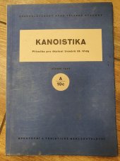 kniha Kanoistika Příručka pro školení trenérů III. třídy, Sportovní a turistické nakladatelství 1961