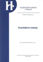 kniha Kvantitativní metody, Vysoká škola hotelová v Praze 8 2008