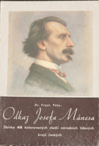 kniha Odkaz Josefa Mánesa Sbírka 40 kolorovaných studií lidových národních krojů českých, Henclova tiskárna 1941