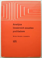 kniha Analýza lineárních soustav počítačem, SNTL 1973