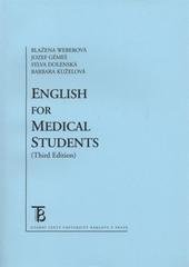 kniha English for medical students, Karolinum  2010