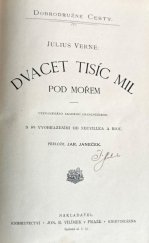 kniha Dvacet tisíc mil pod mořem, Jos. R. Vilímek 1898