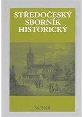 kniha Středočeský sborník historický., Státní oblastní archiv 2010