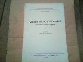 kniha Západ ve 14. a 15. století hospodářské a sociální aspekty, SPN 1971