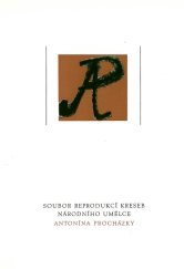 kniha Soubor reprodukcí kreseb národního umělce Antonína Procházky Přátelům krajský ústav národního zdravé v Brně, KUNZ 1973