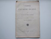 kniha Uherské ústavní dějiny, J. Otto 1907