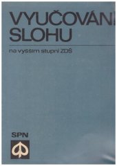 kniha Vyučování slohu na vyšším stupni základní školy, SPN 1976