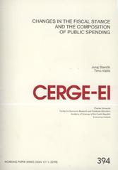 kniha Changes in the fiscal stance and the composition of public spending, CERGE-EI 2009