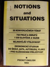 kniha Notions and Situations 50 konverzačních témat, Pocket English 1994