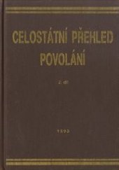 kniha Celostátní přehled povolání. Díl 1, REVA/OLIVA 1993